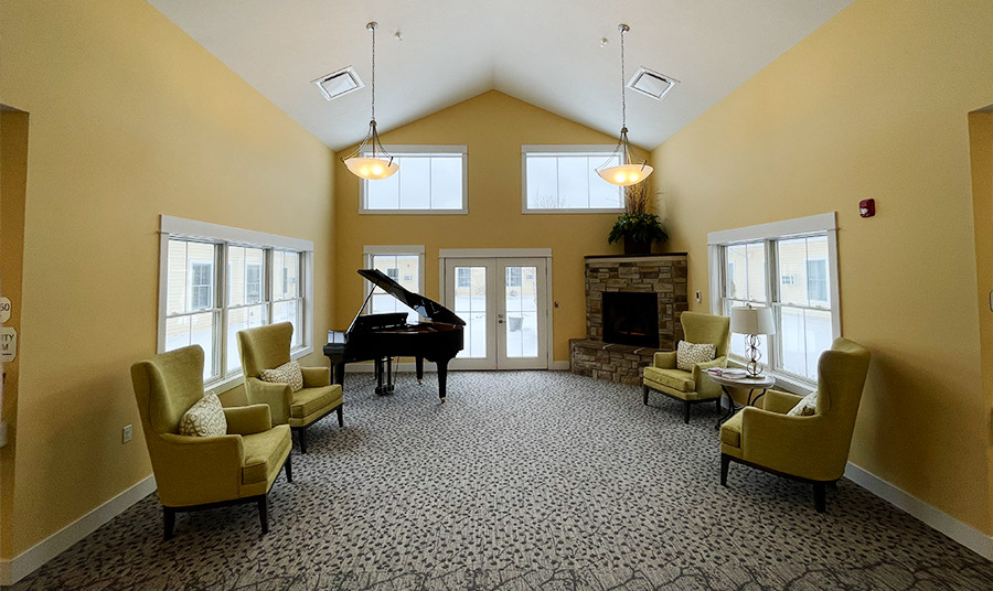 vineyard assisted living lobby