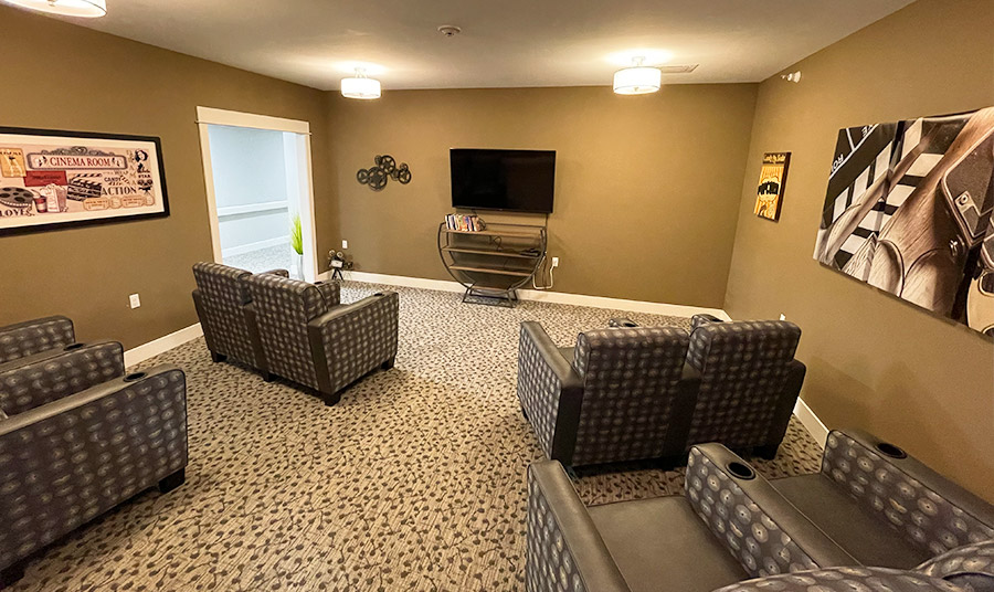 vineyard assisted living lobby